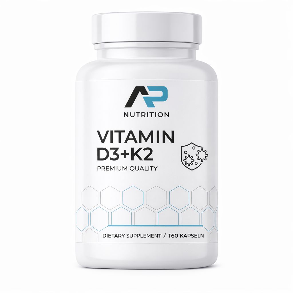 AP Vitamin D3 + K2, 60 Caps